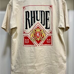 Rhude Cream Graphic Tee